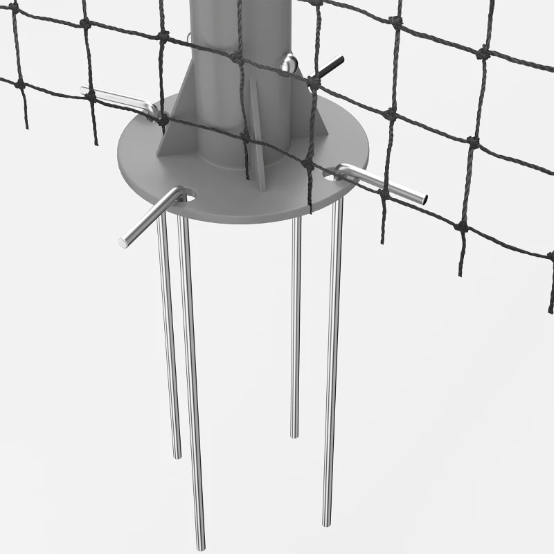PawHut Extra Long Chicken Tunnel for Outside, 354" x 39" Galvanized Steel Chicken Run for 10-15 Chickens or Ducks