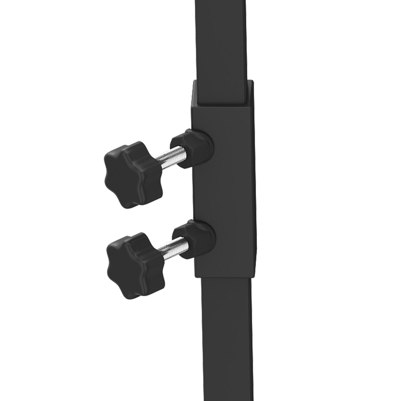 PawHut Dog Grooming Arm with Clamp Adjustable Foldable Dog Grooming 2 Loop Noose Small Medium Dogs 18.9" -32.3" Black