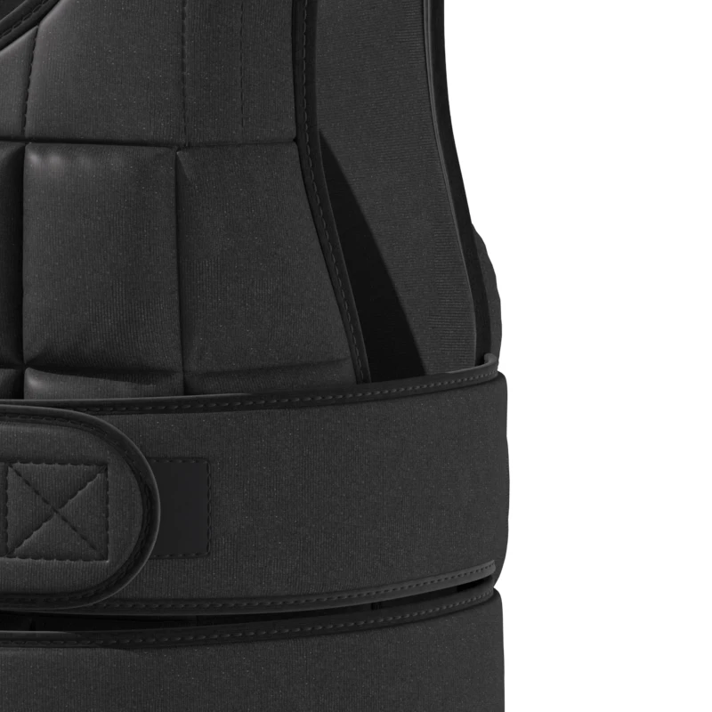 Soozier 22lbs Weighted Vest, Adjustable Running Weight Vest with 38 Weight Bags, Black