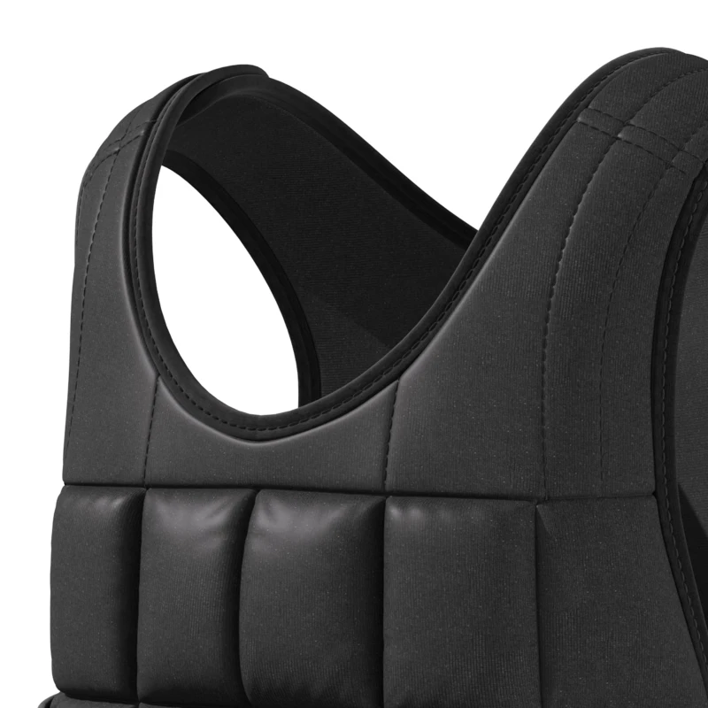 Soozier 22lbs Weighted Vest, Adjustable Running Weight Vest with 38 Weight Bags, Black