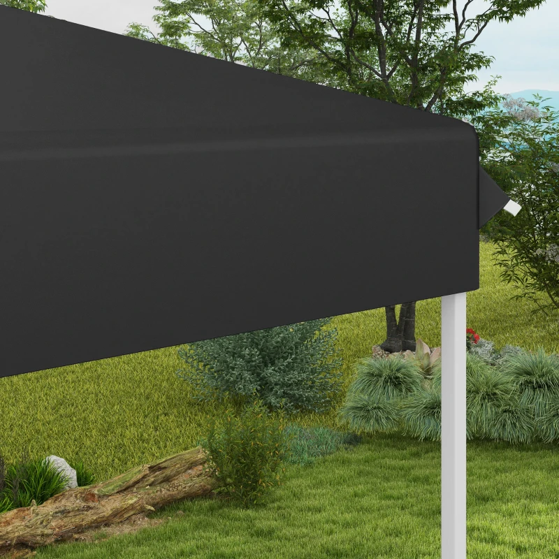 Outsunny 13' x 13' Pop Up Canopy Tent with Height Adjustable, Carry Bag for Outdoor, Garden, Patio, Gray