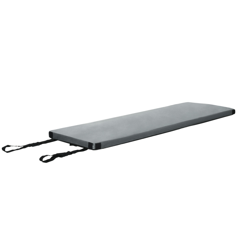 Outsunny Sleeping Mat, Memory Foam Camping Mattress Pad, Roll-Up Design with Bag, Waterproof Portable Camping Sleeping Gear for Travel Car, 70.75", Gray