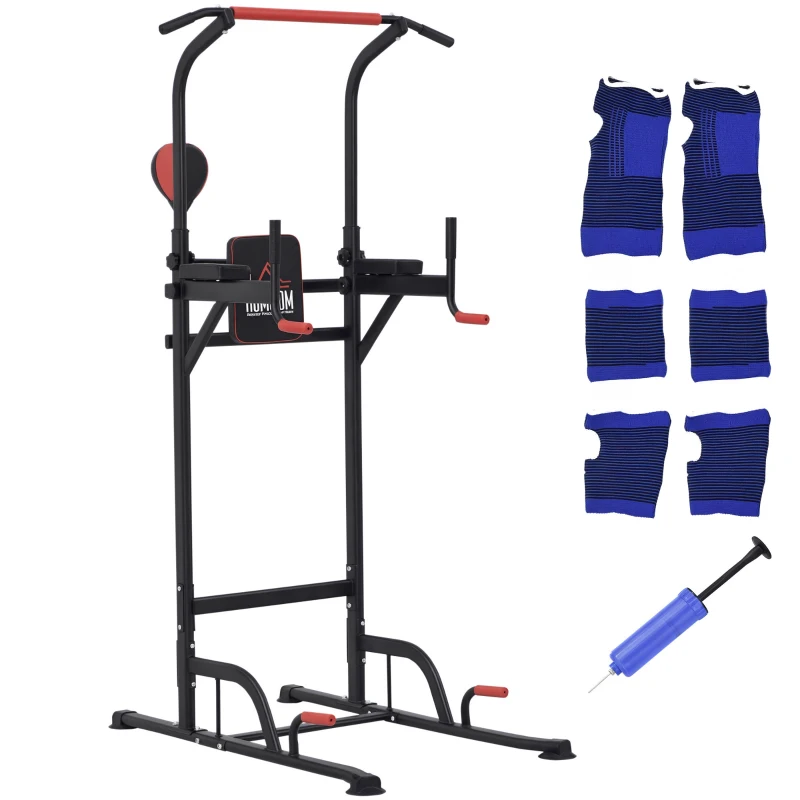 Soozier Workout Tower Pull Up Bar for Home Gym Workout Machine