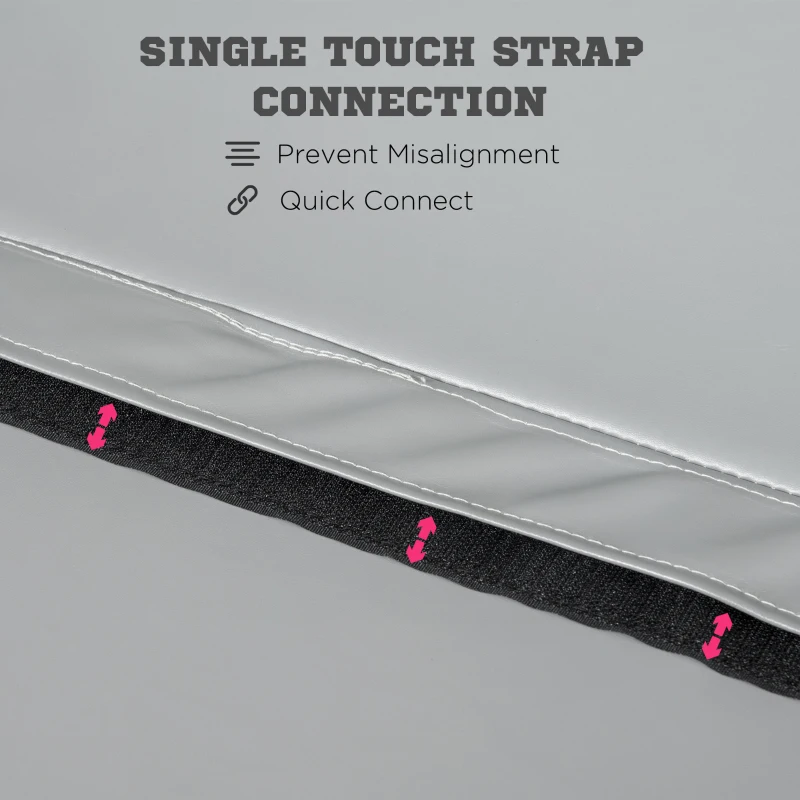 Soozier Pole Dance Mat, 2"T x 5'W Folding Pole Crash Mat for Home, Lightweight and Foldable, Gray