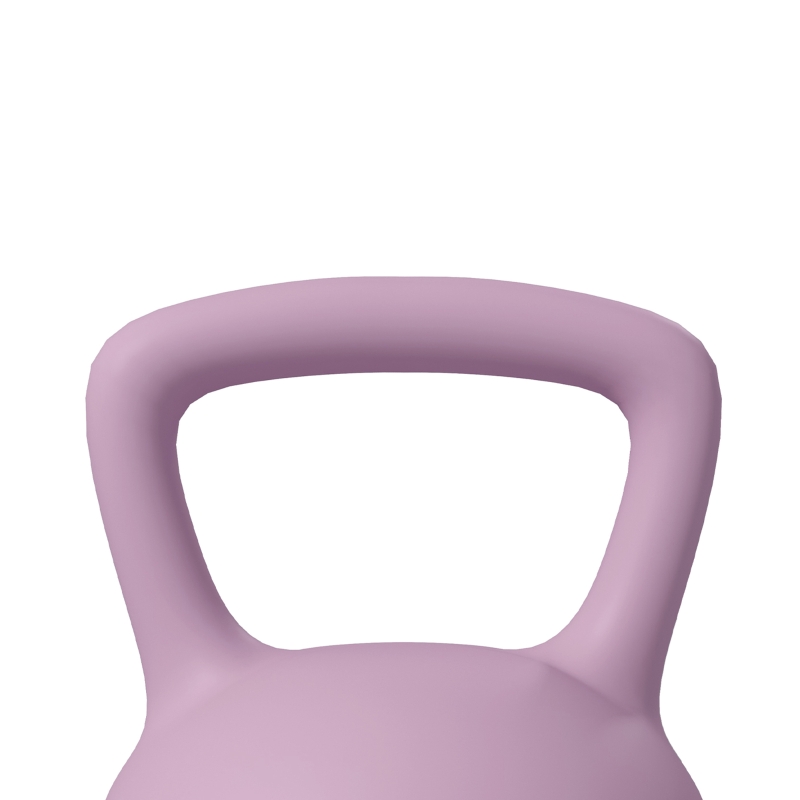 Soozier 22 lb Soft Kettlebell, Sand Filled Weight w/ Grip Handle, Kettlebell Weight for Full Body Workout, Purple