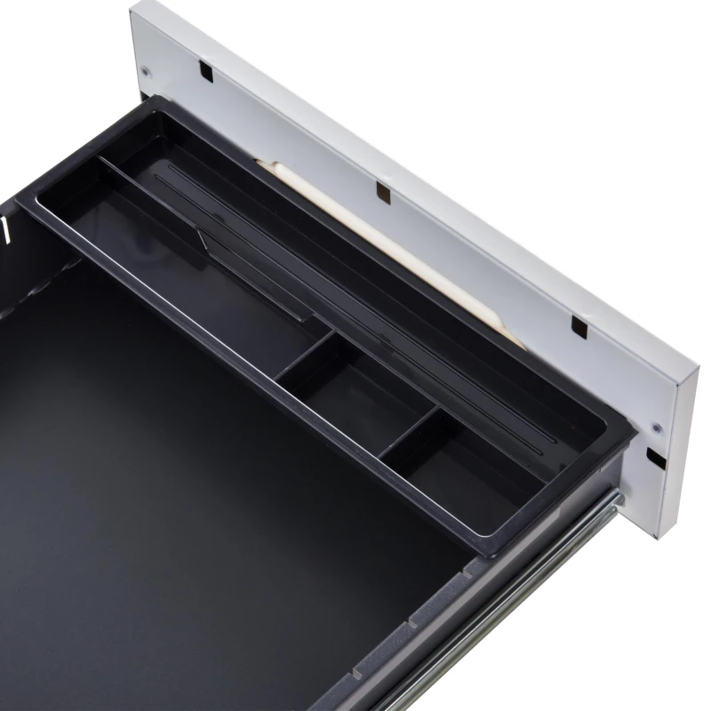 Vinsetto Lockable File Cabinet, Steel Filing Cabinet on Wheels for Legal, A4, Letter Size, Home Office
