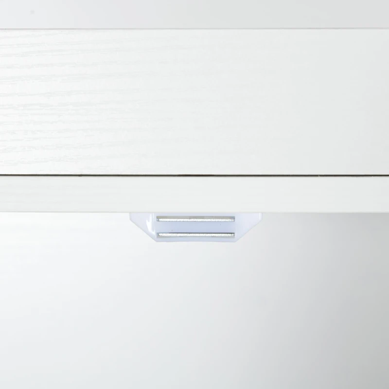 HOMCOM 72.5" Freestanding Kitchen Pantry Cabinet with 4 Doors, White