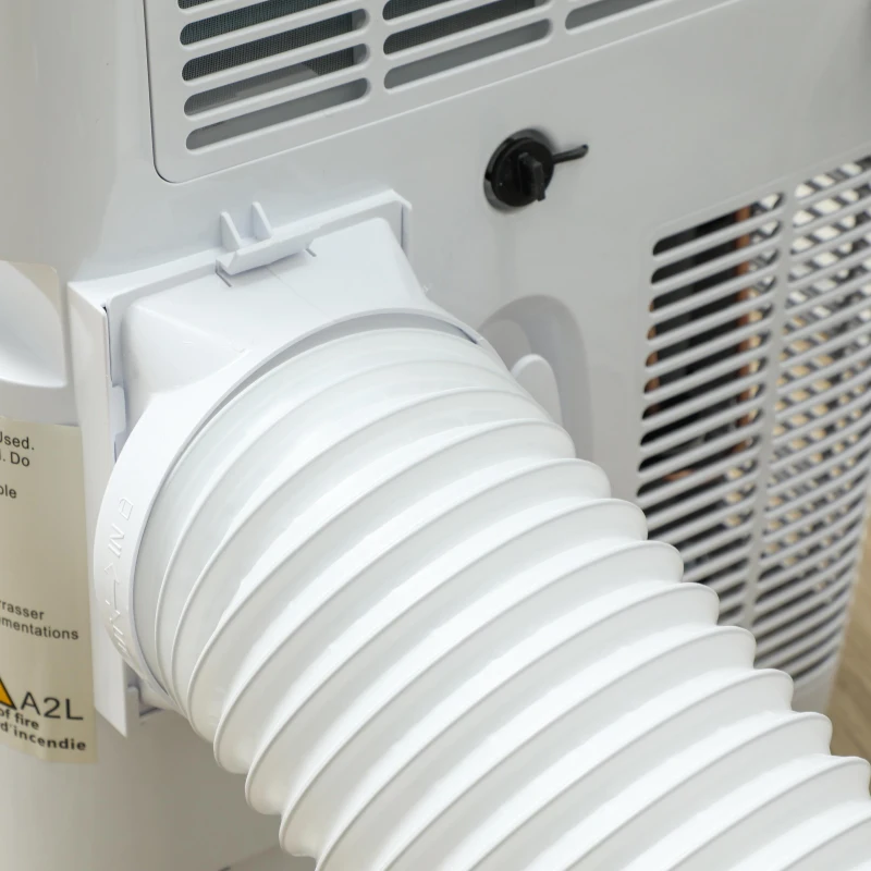 HOMCOM 12000 BTU Portable Air Conditioner, AC Unit with Cool, Dehumidifier, Fan, 550 Sq. ft, 24H Timer On Off, Window Kit
