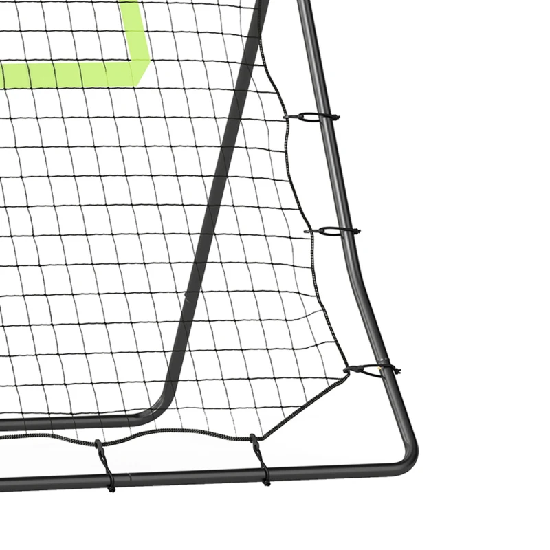 Soozier 4 x 5.7ft Volleyball Rebounder Net with Strike Zone, Baseball Lacrosse Training Net for Pitching and Fielding