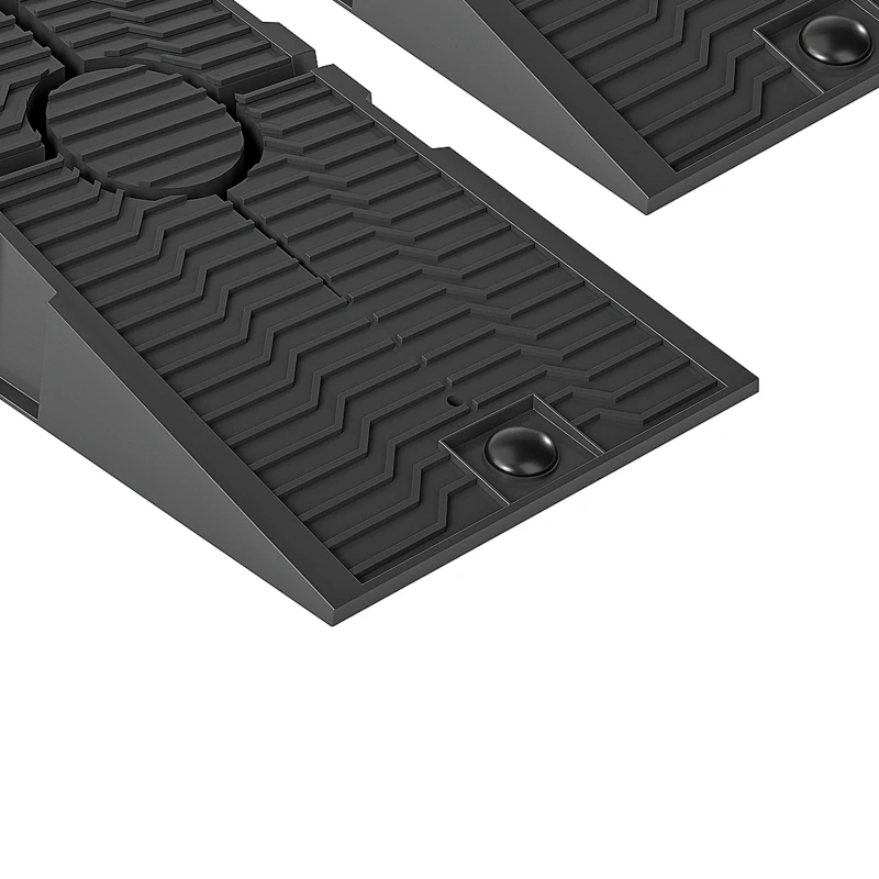 HOMCOM Car Ramps for Oil Changes, 6.7" High Lift, 5500 lbs Capacity, 2PC Car Service Ramps for Cars, SUVs and Small Vans