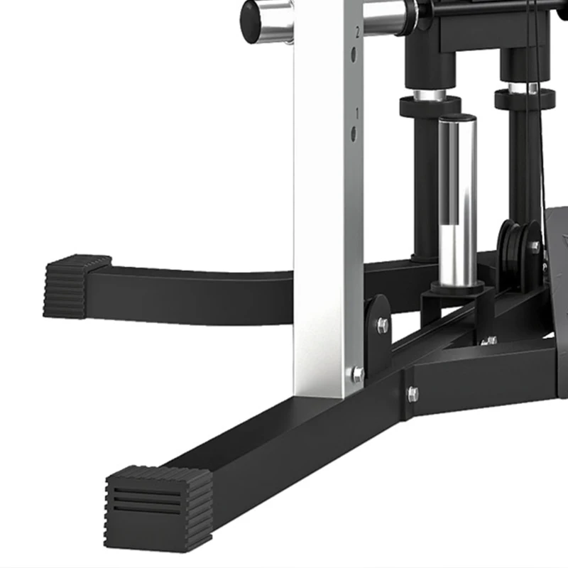 Soozier Multifunctional Home Gym Machine with Pull Up Bar, 15-Position Adjustable Strength Training Workout Station