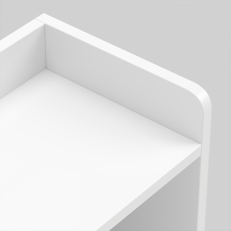 HOMCOM Bathroom Wall Cabinet, Medicine Cabinet Wall Mounted with Open and Hidden Storage Space for Bathroom, White
