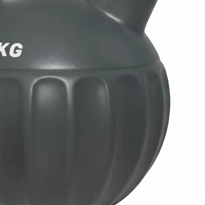Soozier Kettlebell, 22 lbs Kettle Bell with Non-Slip Handle for Home Gym, Weight Lifting and Strength Training, Grey