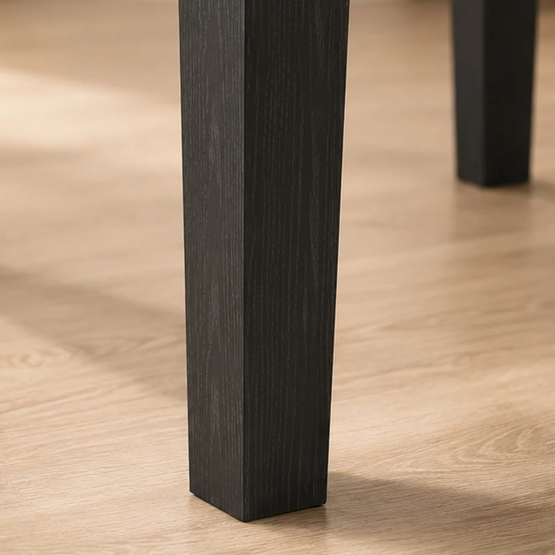 HOMCOM Square Dining Table for 4, 31.5" Modern Kitchen Table with Wood Effect Tabletop, for Dining Room, Kitchen, Living Room