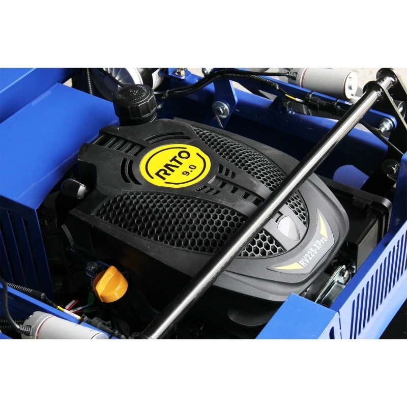 7.5-HP 225cc Gasoline RC Lawn Mower with EPA Engine, Industrial Grass Cutter for Steep Slopes, 36.22 " L x 36.22" W x 18.11" H, Antique Blue