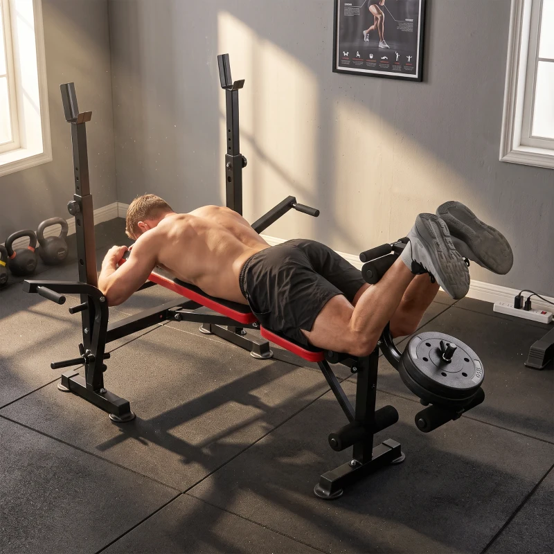 Soozier Adjustable Weight Bench for Weight Lifting and Strength Training
