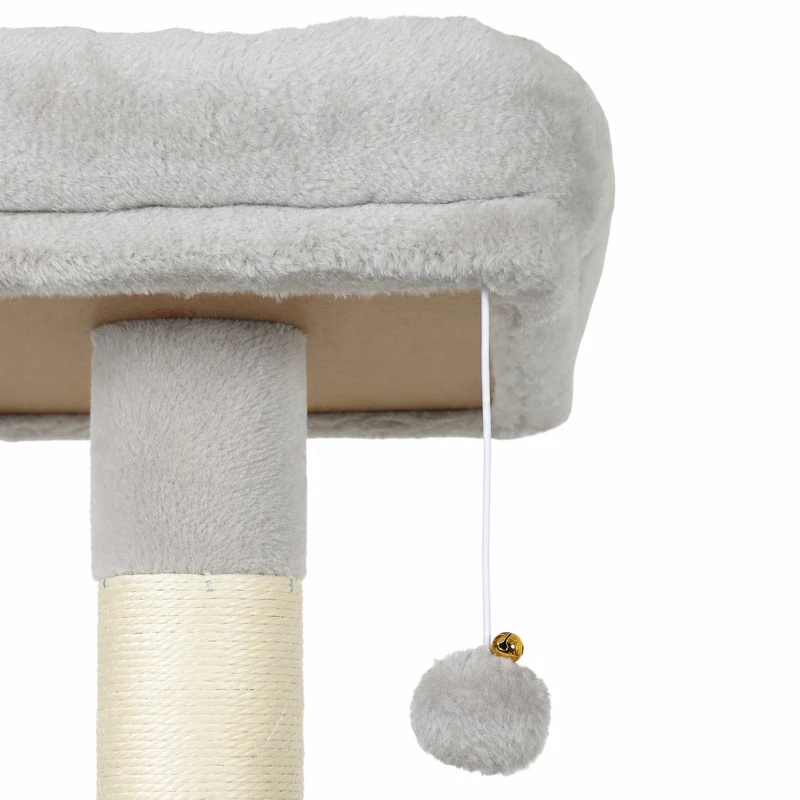 PawHut 79" Tall Cat Tree for Indoor Large Cats Adult with Split Baseboard, 2 Cat Condos, 2 Beds, 5 Sisal Scratching Posts