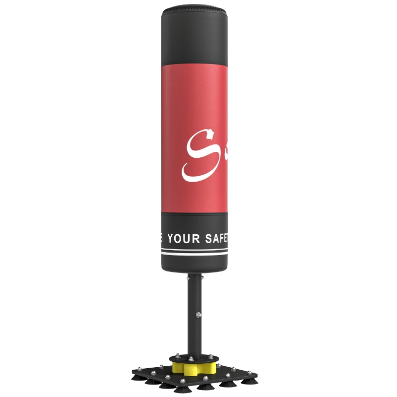 Soozier Freestanding Punching Bag for Adults, 53" Heavy Duty Boxing Bag with 12 Suction Cups, Boxing Equipment with Stand