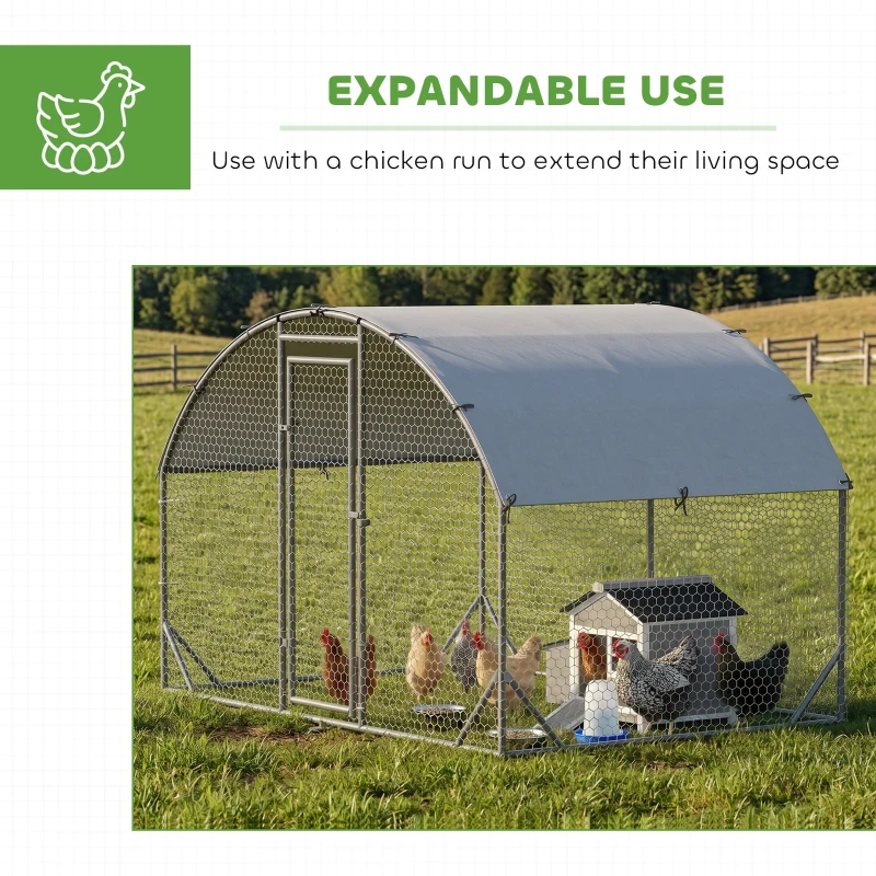 PawHut Wooden Chicken Coop with Nesting Box, Pull-out Metal Tray, for 1-2 Chickens, 36" x 25" x 27"