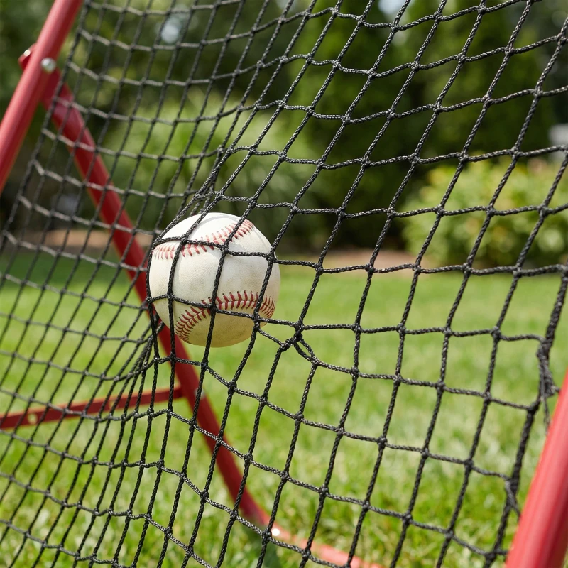 Soozier Soccer Rebounder Net, 3.5 x 3ft Easy Setup Bounce Back Net with 5 Adjustable Angles