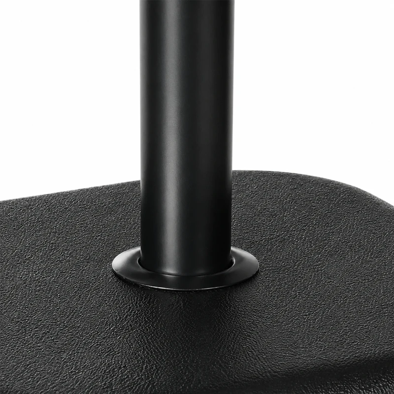 Outsunny Patio Umbrella Base, 24 lb Heavy Duty Concrete Umbrella Stand, Market Table Umbrella Base Holder for Outdoor, Black
