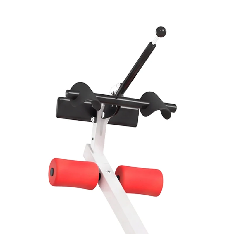 Soozier Heavy Duty Inversion Table with Protective Belt, Adjustable Folding Back Stretcher Machine with Headrest, Red