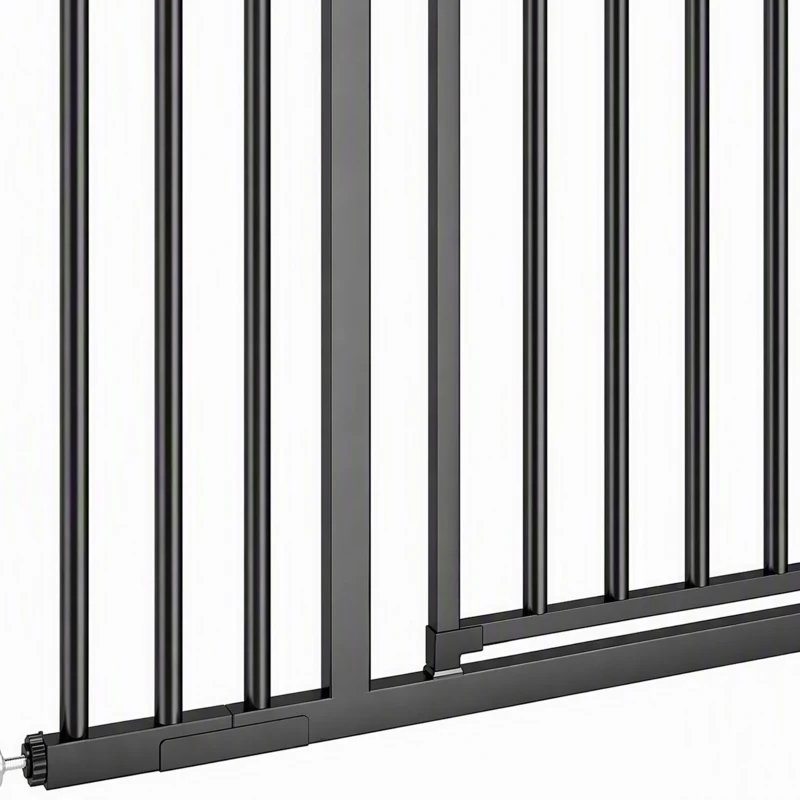 PawHut Baby Gate, 30"-32", 33"-35", 35"-37", 38"-40"W Pet Gate with Auto-Close, Two-Way Open, Pressure Mounted