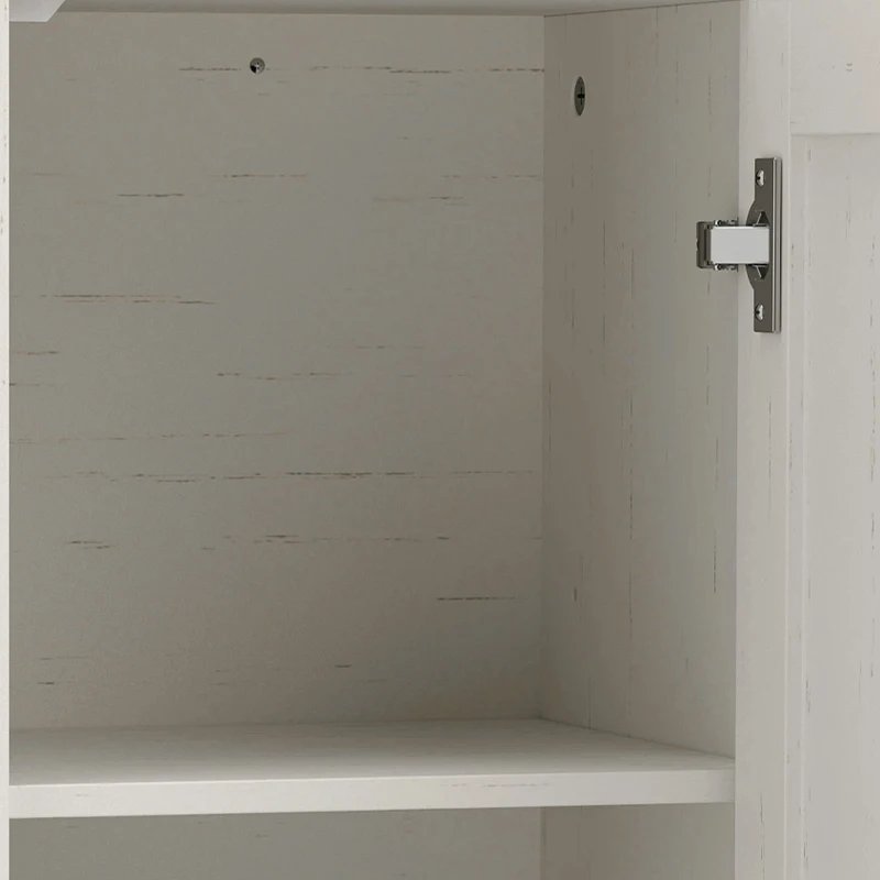 HOMCOM Modern Medicine Cabinet Wall Mounted, Bathroom Wall Cabinet with 2 Doors and Adjustable Shelf, White
