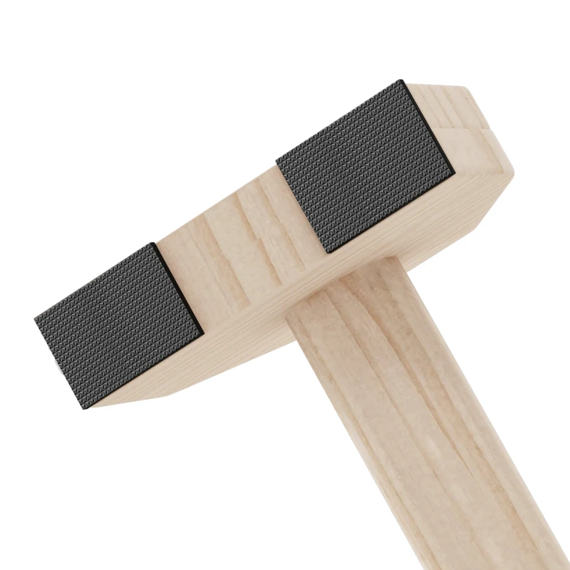 Soozier Push up Handles, Wooden Parallettes Bars with Non-Slip Base, Calisthenics Equipment for Home, Gym, Fitness, Exercise, Natural Wood