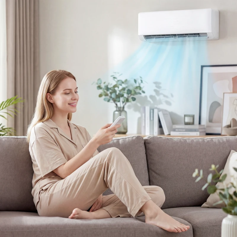 HOMCOM 12000 BTU Mini Split Air Conditioner, 22 SEER2 115V WIFI Enabled Inverter AC Unit Cools up to 750 Sq.Ft