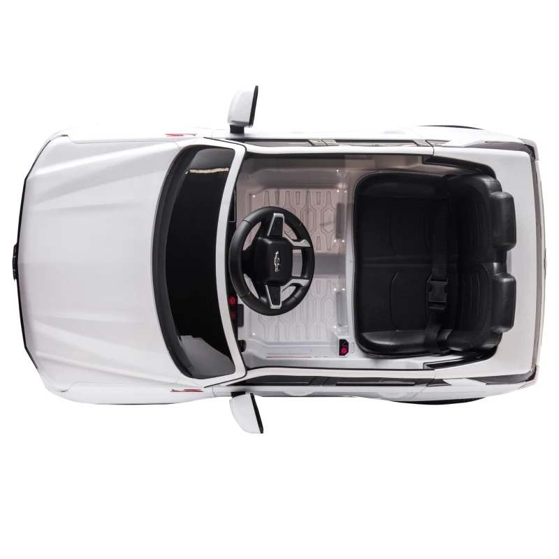 Aosom Electric Ride on Car 12V Kids Ride-on Toy, White