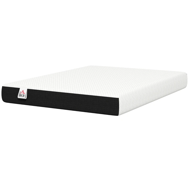 HOMCOM Queen Mattress 8 Inch Memory Foam Mattress in a Box, Pressure Relief & Lumbar Support, CertiPUR-US Certified Medium Firm