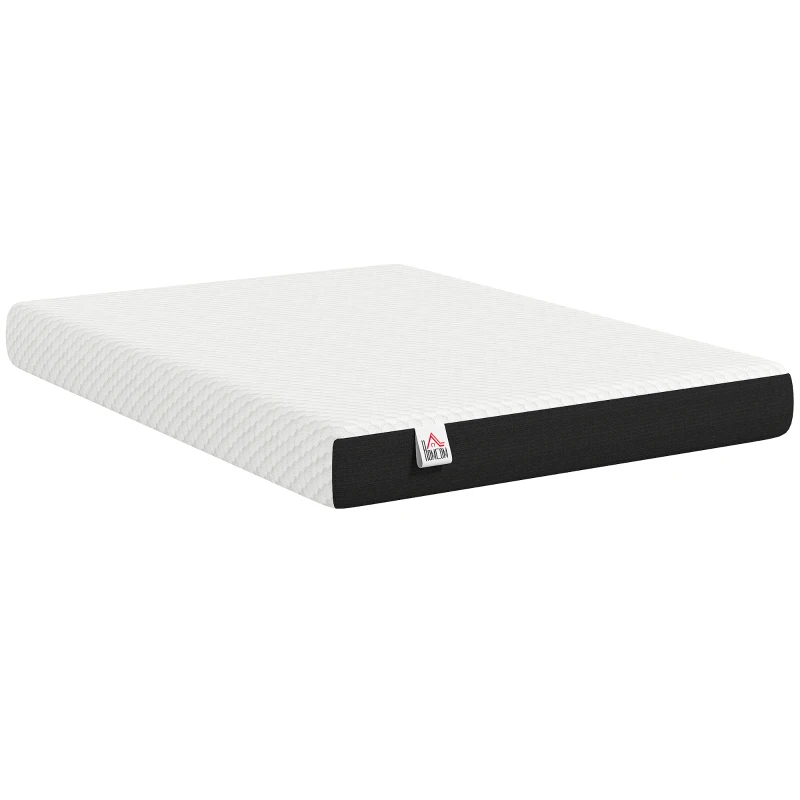 HOMCOM Full Mattress 8 Inch Memory Foam Mattress in a Box, Pressure Relief & Lumbar Support, CertiPUR-US Certified, Medium Firm