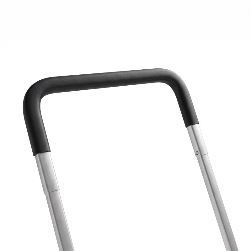 Outsunny Snow Shovel with Wheels, 37" Extra Wide Heavy Duty Aluminum Snow Pusher with Ergonomic Adjustable Handle, Angled Blade