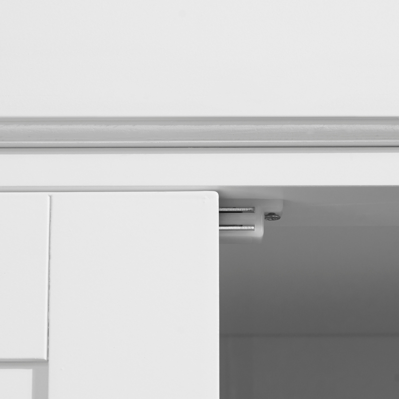 HOMCOM 72" Kitchen Pantry, Freestanding Storage Cabinet with Drawer, Doors, White
