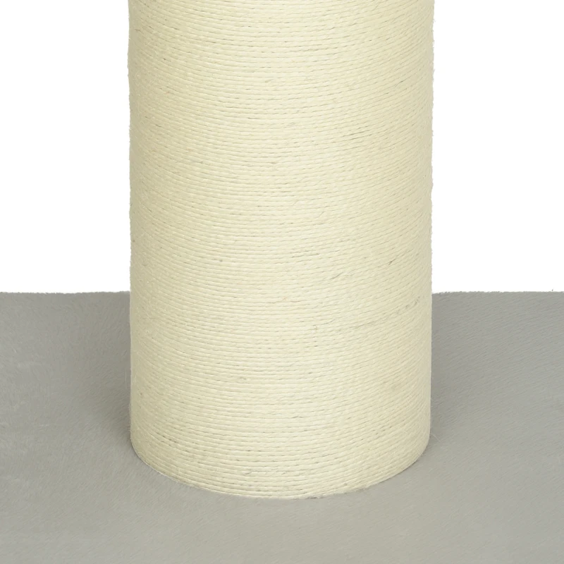 PawHut 30" Tall Cat Scratching Post, 7.9" Large Diameter Scratch Post with Natural Sisal Rope and Stable Base