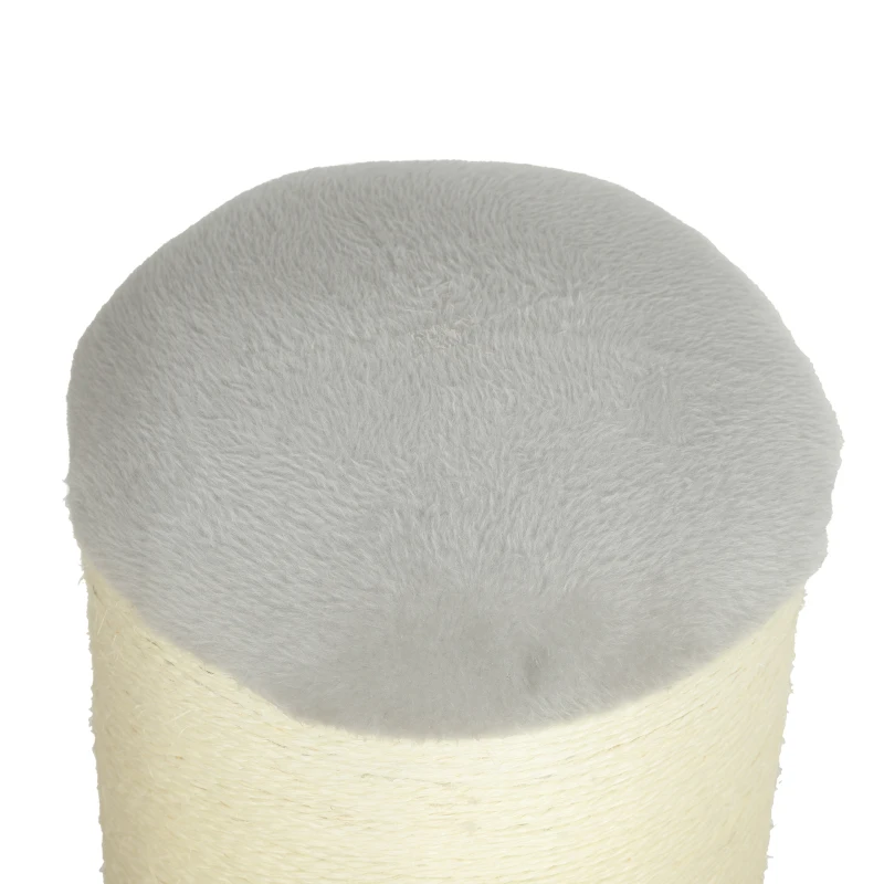 PawHut 30" Tall Cat Scratching Post, 7.9" Large Diameter Scratch Post with Natural Sisal Rope and Stable Base
