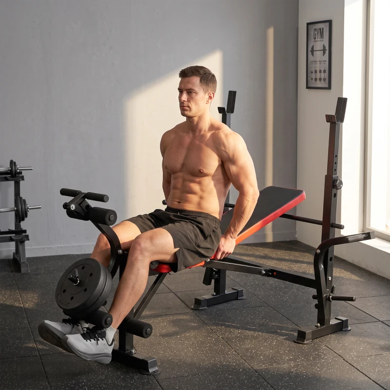 Soozier Adjustable Weight Bench for Weight Lifting and Strength Training