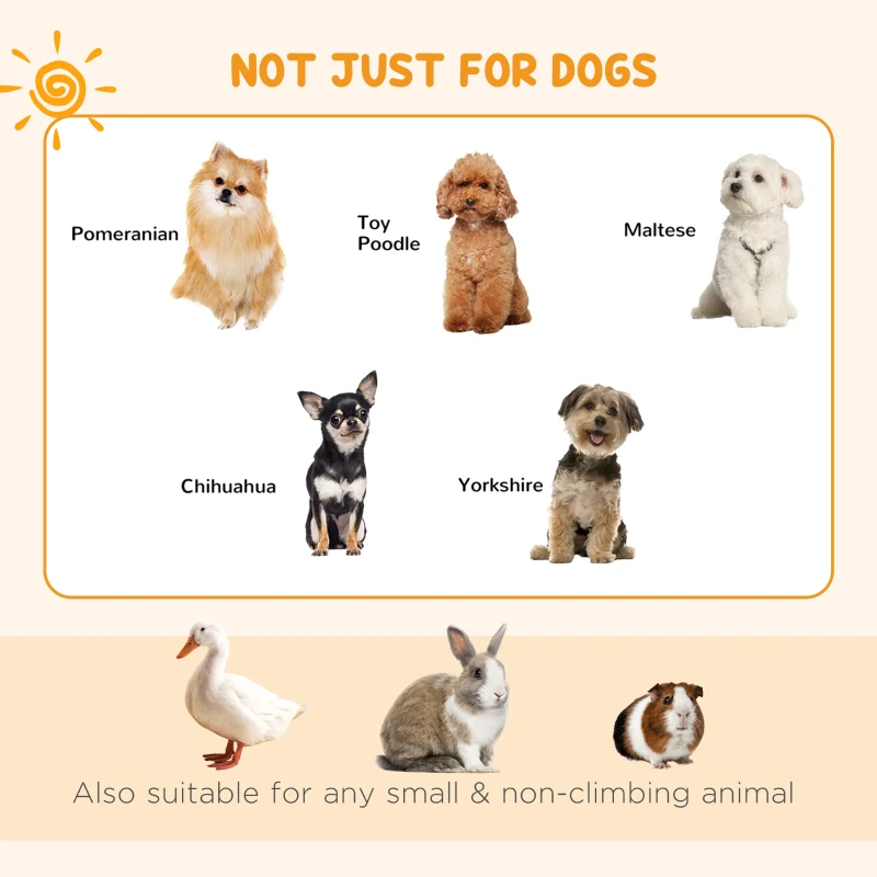 PawHut 24inch Foldable Metal Exercise Pet Playpen Yard Dog Puppy Kennel Cage 8 Panel