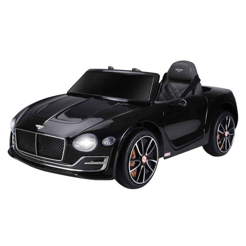 Aosom Electric Toy Car 12V Licensed Bentley EXP12 Electric Vehicles w/ Parent Remote Control, Black