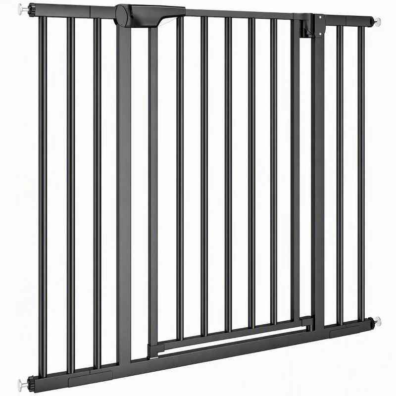 PawHut Baby Gate, 30"-32", 33"-35", 35"-37", 38"-40"W Pet Gate with Auto-Close, Two-Way Open, Pressure Mounted
