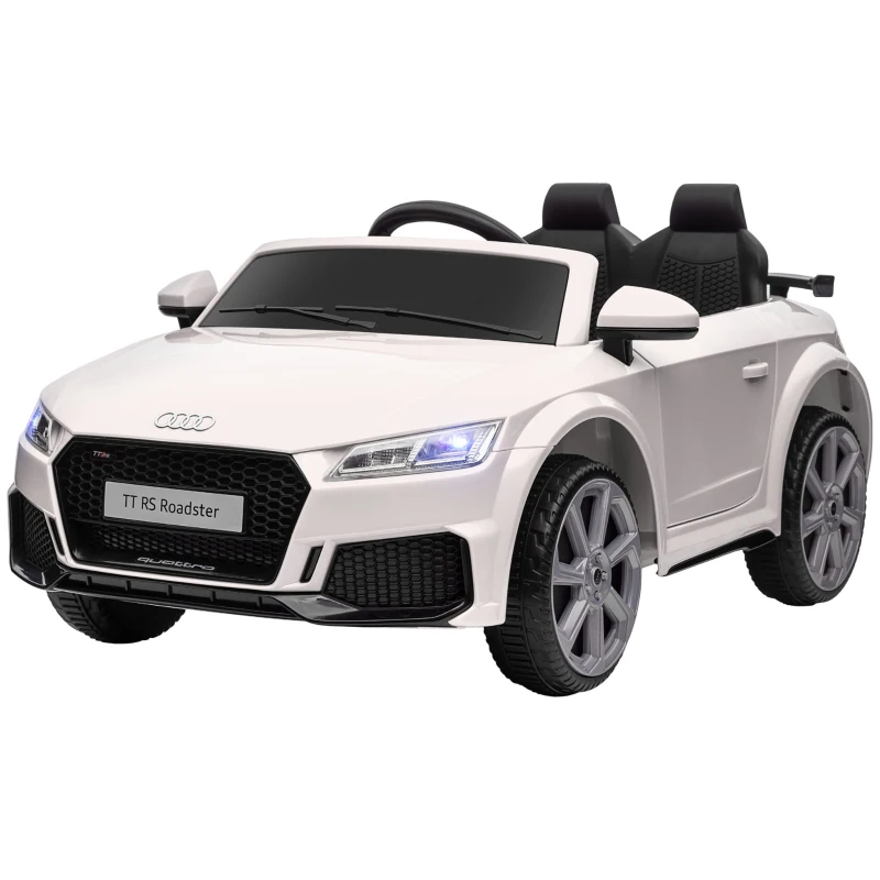 Aosom Officially Licensed Kids Ride-On Car 6V Battery Powered Vehicle Perfect Gift For Kids with Remote Control, Suspension Wheel, Adjustable Speed, White