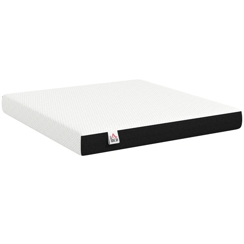HOMCOM King Mattress 8 Inch Memory Foam Mattress in a Box, Pressure Relief & Lumbar Support, CertiPUR-US Certified, Medium Firm