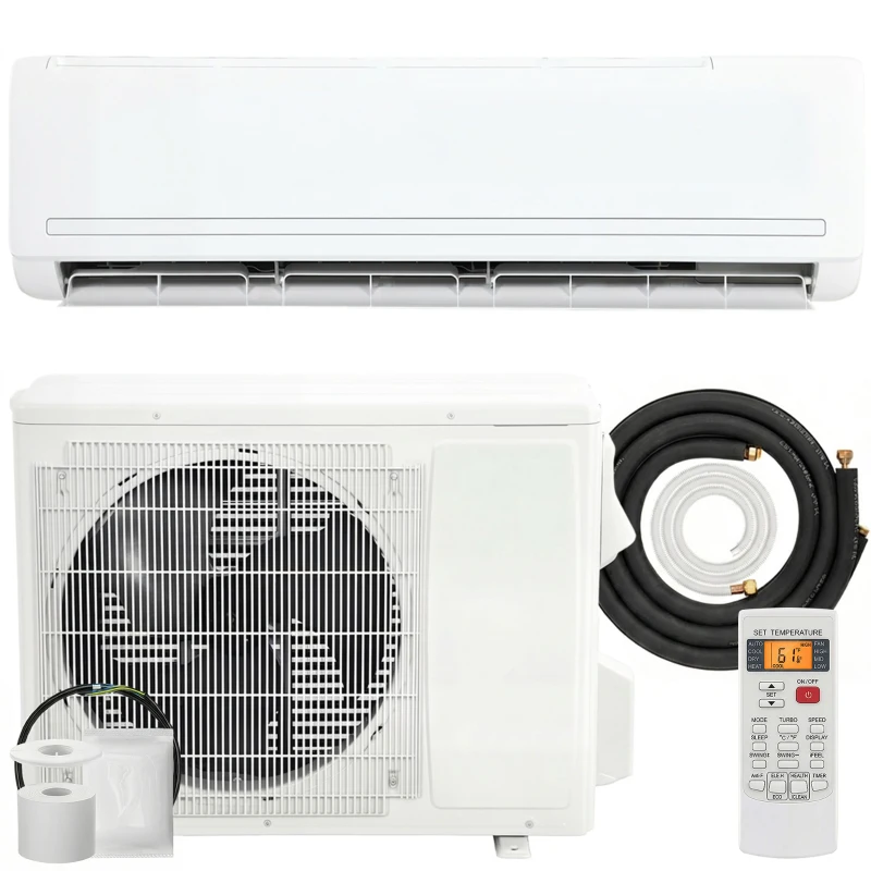 HOMCOM 23000 BTU Mini Split Air Conditioner, 19 SEER2 230V Inverter AC Unit Cools up to 1500 Sq.Ft, Complete Installation Kit