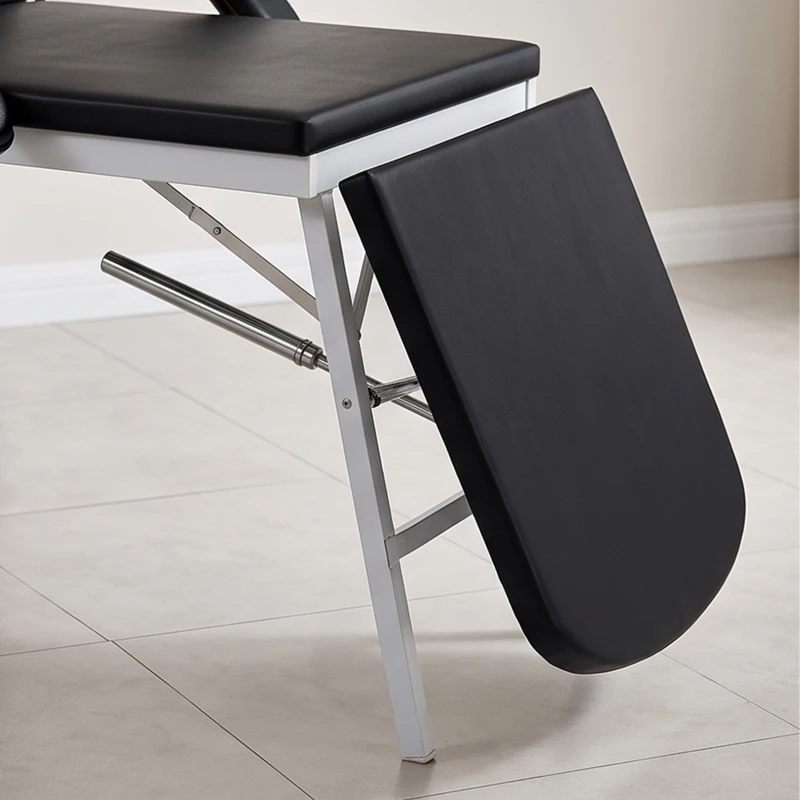 HOMCOM Portable Massage Table, Foldable Massage Bed, Black