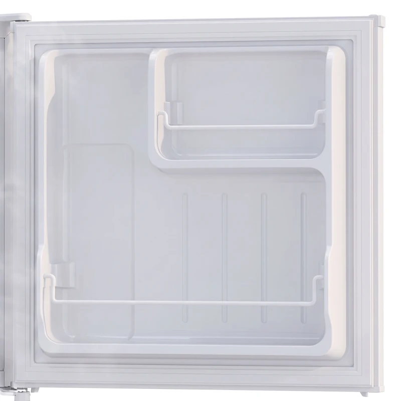 HOMCOM 1.62 Cu Ft Single Door Mini Fridge, Compact Refrigerator with Freezer, Adjustable Thermostat, White