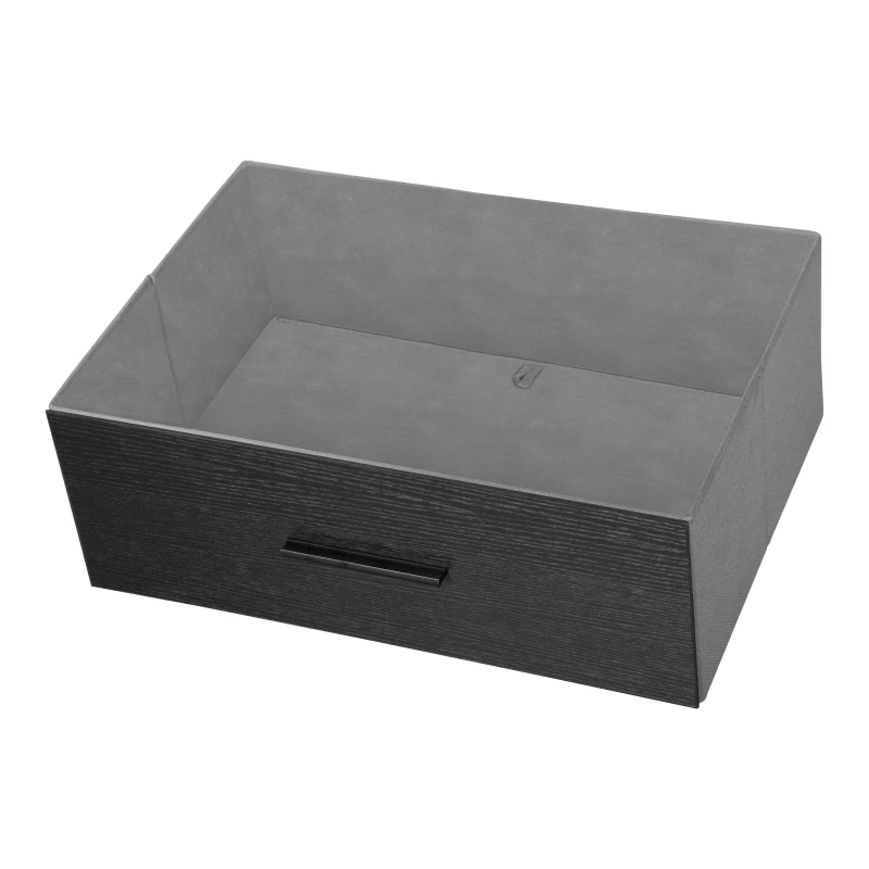 Roomy 8-Drawer Dresser with Water-Resistant Top, Ideal Storage Chest for Bedrooms, Living Rooms, TV Stand, 44.5" L x 16" W x 34.5" H, Black