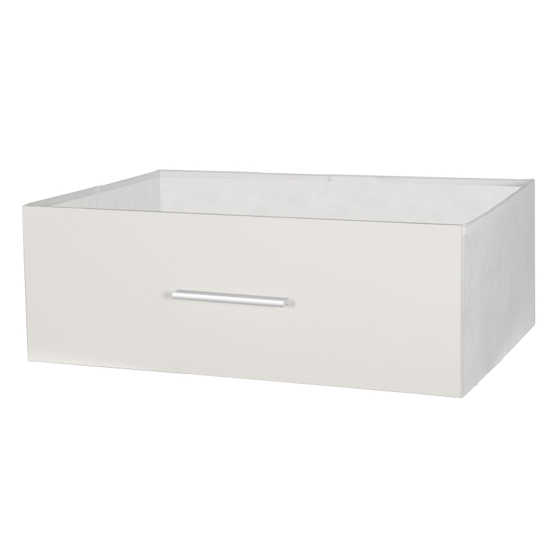 Spacious 5-Drawer Dresser with Water-Resistant Top, Ideal Storage Chest for Bedrooms, Playrooms, Entryways, 22.5" L x 15.5" W x 43" H, White