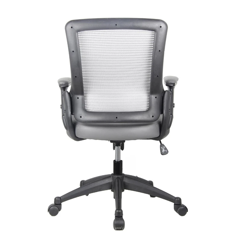 Cozy Task Chair with Breathable Mesh Back and TechniFlex Upholstered Seat, Ergonomic Office Chair for Offices, 25" L x 25" W x 34" H, Gray
