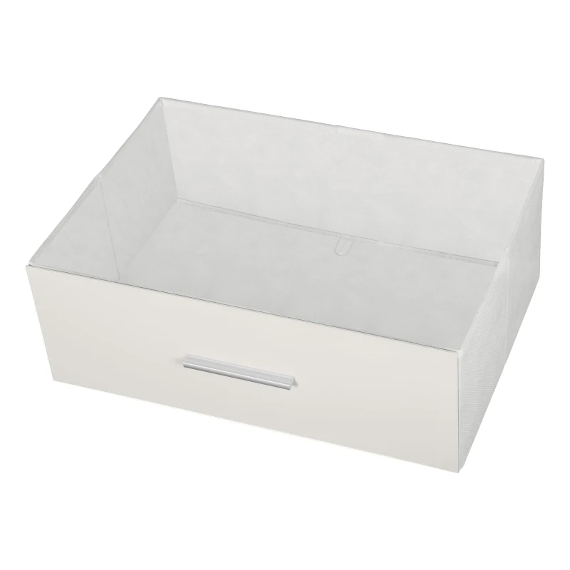 Versatile 6-Drawer Dresser with Water-Resistant Top, Ideal Storage Chest for Bedrooms, Playrooms, Entryways, 44.5" L x 16" W x 26.5" H, White